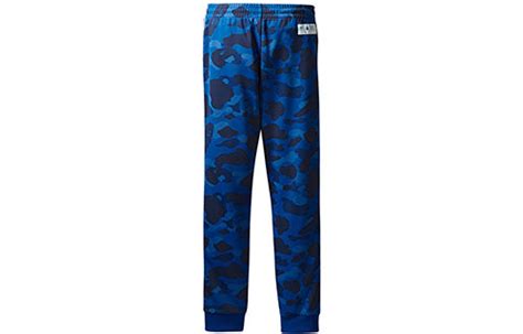 adidas x A Bathing Ape adicolor Track Pants 'Blue' BAPE